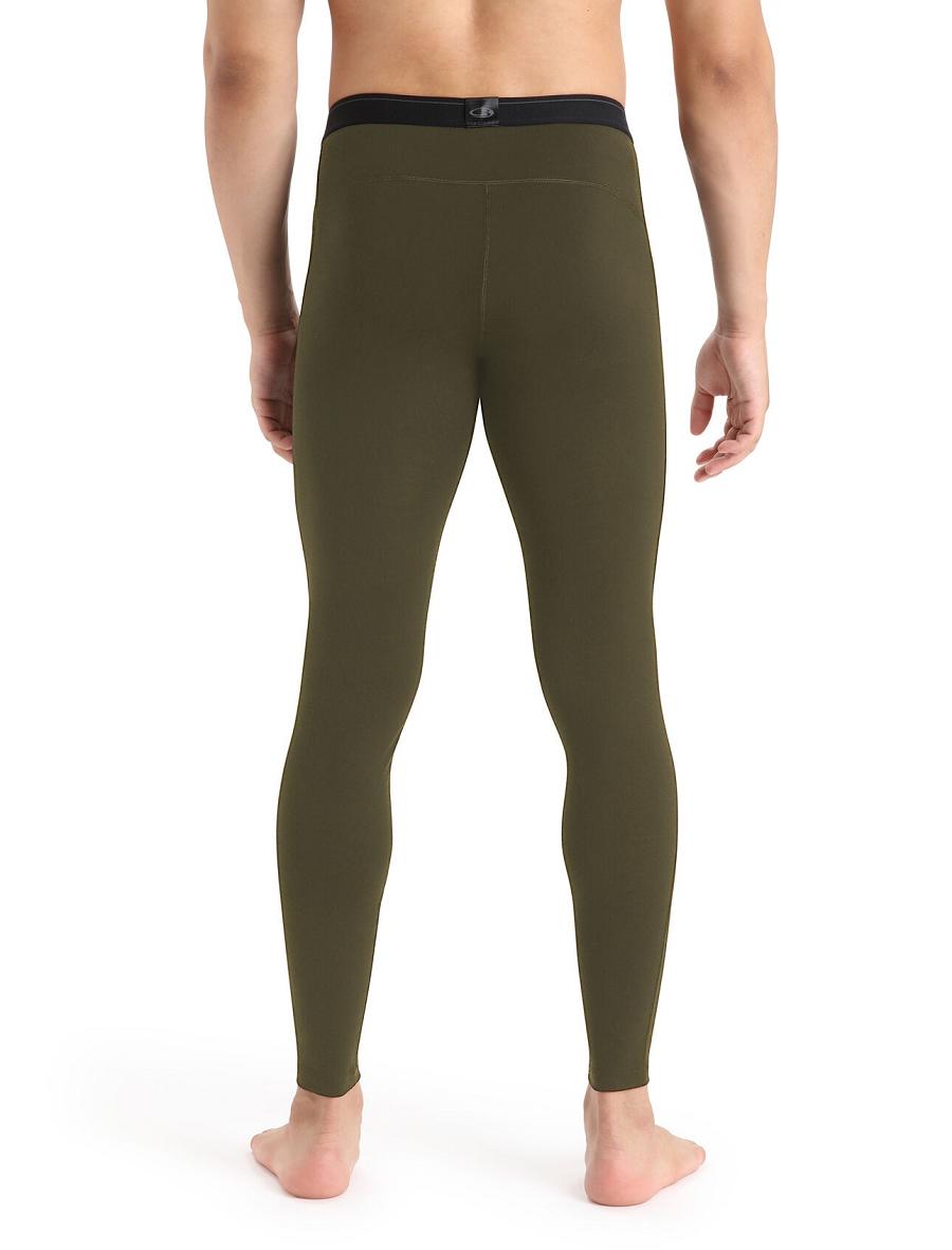 Loden Icebreaker Merino 200 Oasis with Fly Men's Leggings | AU 1131EBCX